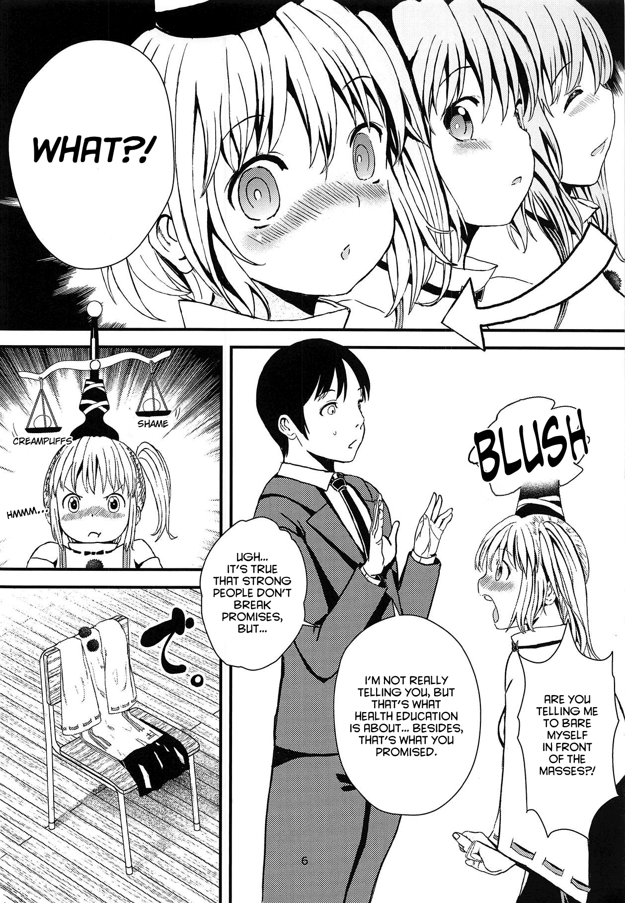 Futo-chan no! Hokentaiiku de Kikiippatsu!? page 5 full