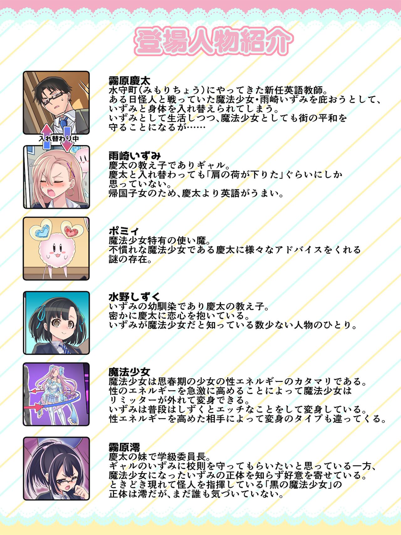 Mahou Shoujo★ Swap！2 ～ arata naru teki to mitomorimachi no nazo～ page 2 full