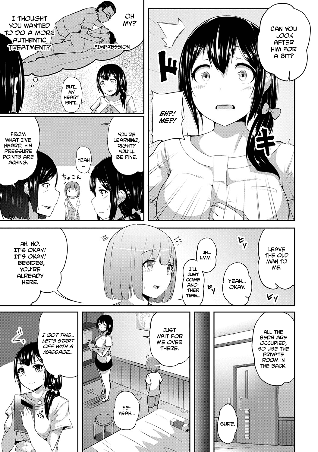 Binbin ni Naru Tsubo Oshichatta!? ~Toshishita Otokonoko no "Are" de Gyaku Massage | I Hit A Pressure Point That Makes Him Hard?! ~A Reverse Massage Using a Younger Boy's Thing~ page 4 full