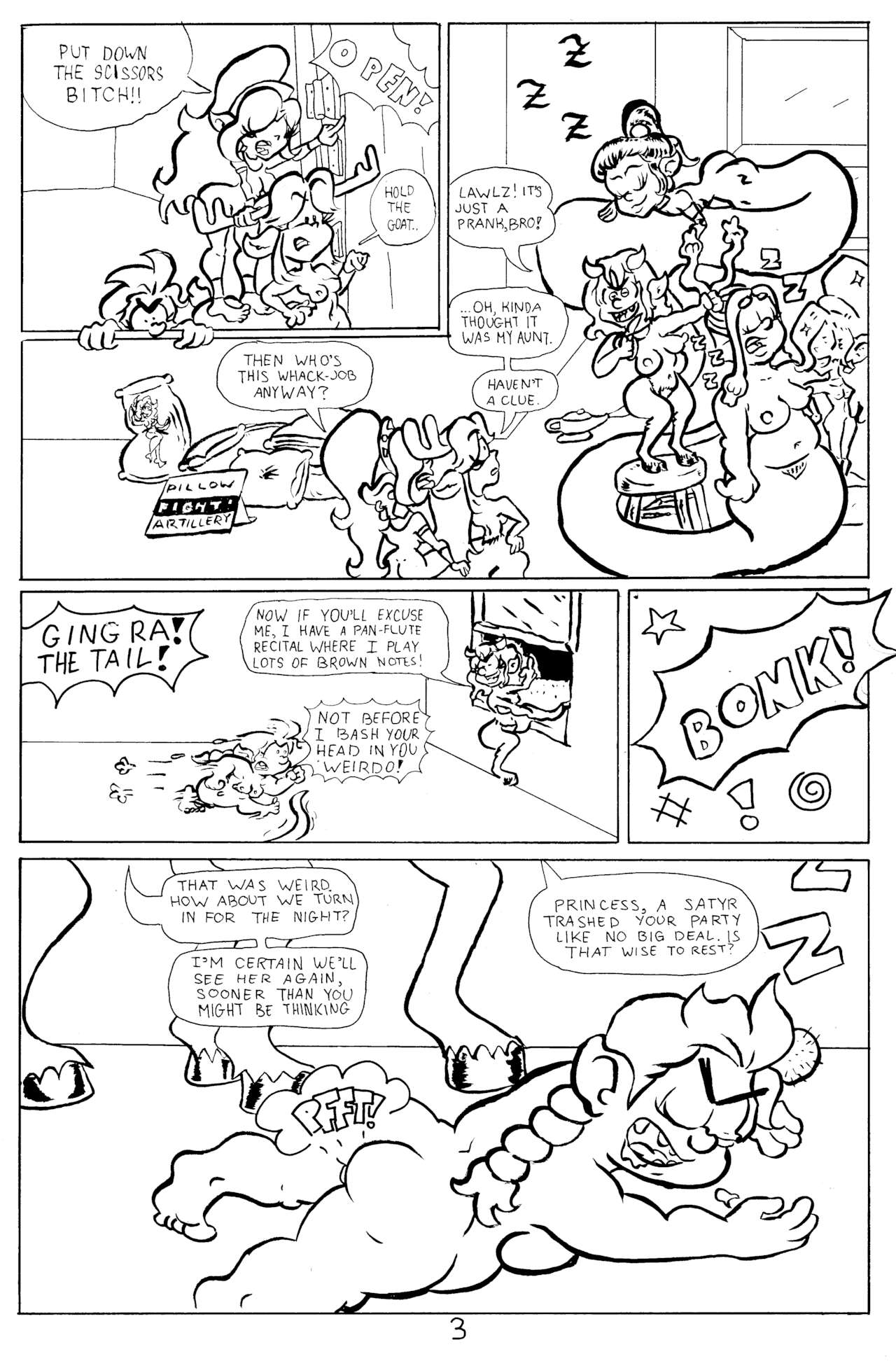 Sapphic Slumber Sabotage page 3 full