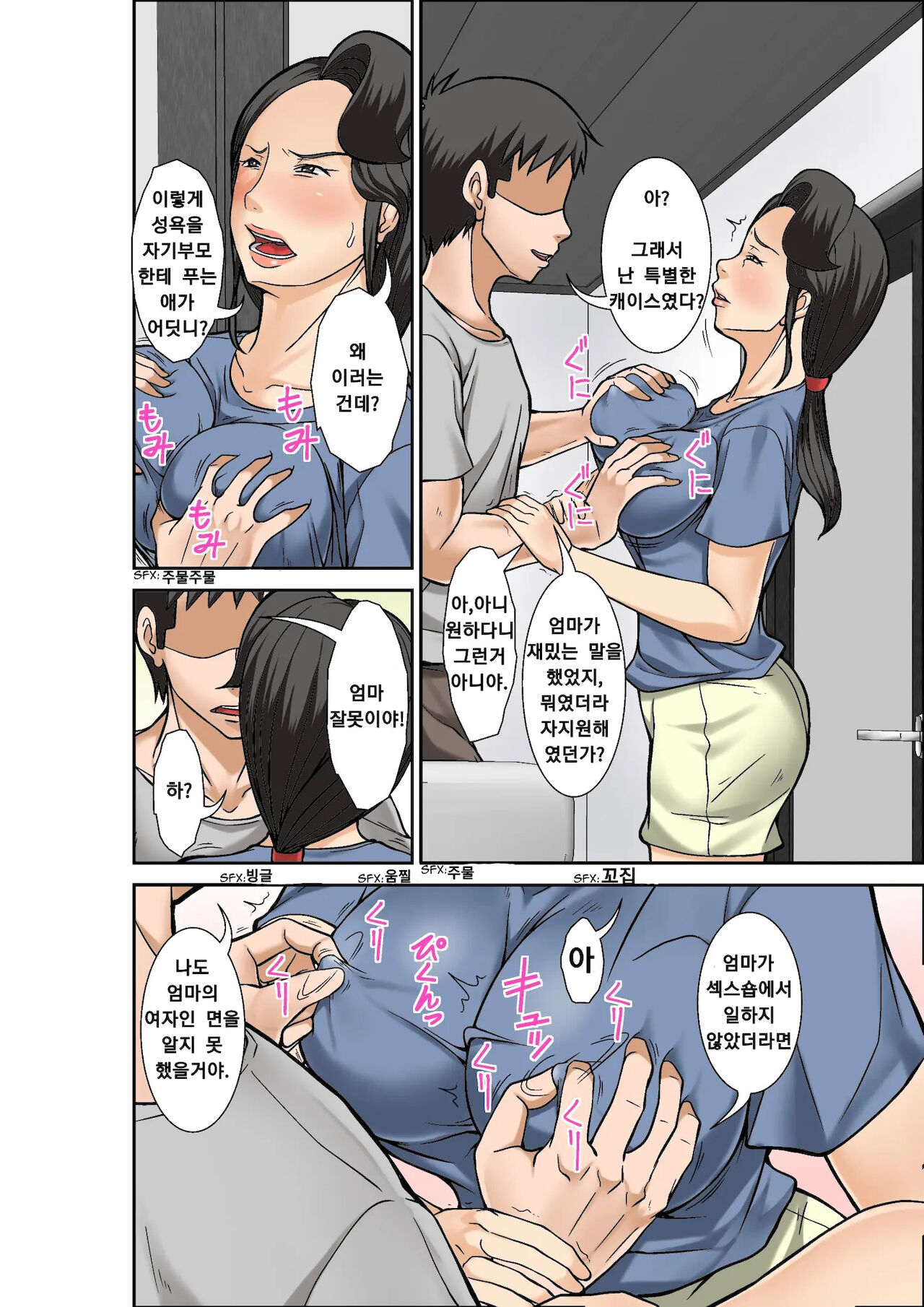 Futsuu no Shufu ga Fuuzoku ni Ochita Riyuu ~Musuko Hen~ Sono San | 평범한 주부가 매춘에 기댄 건에 대하여 ~아들편~ 파트3 page 10 full