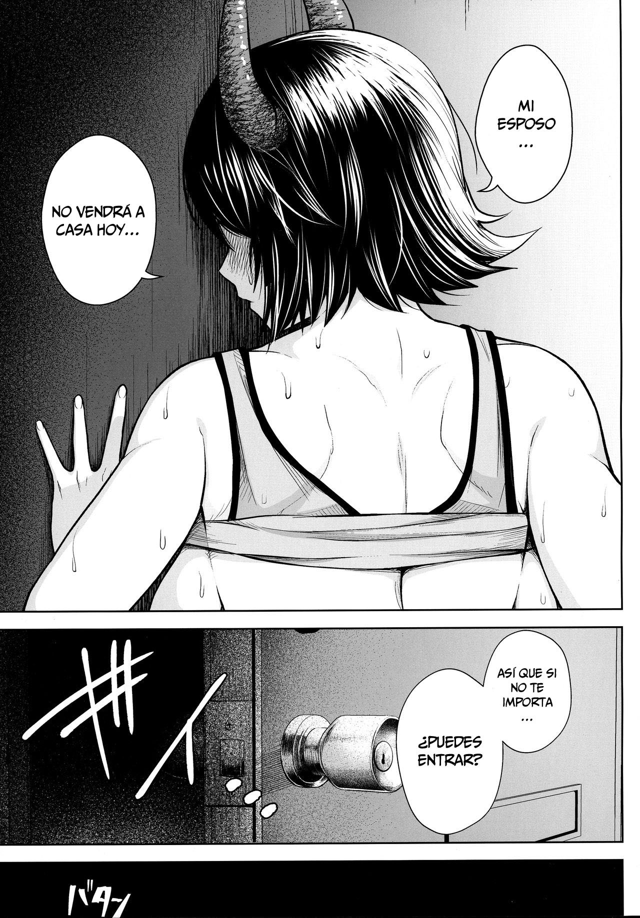 Oku-san no Oppai ga Dekasugiru noga Warui! 3 | Es tu culpa por tener tetas grandes, señorita! 3 page 12 full