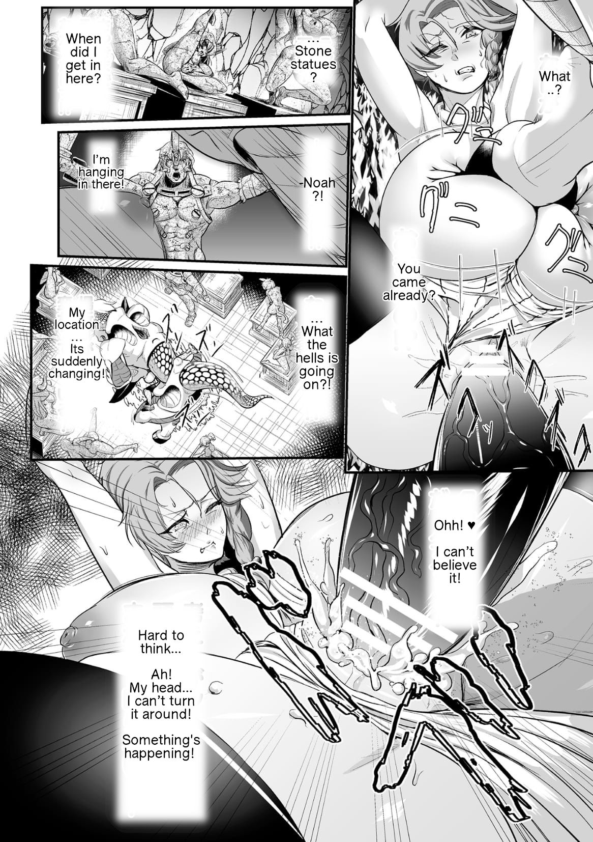 The Heroic Family Defeated into Lewd Statues - Episode 1 page 12 full