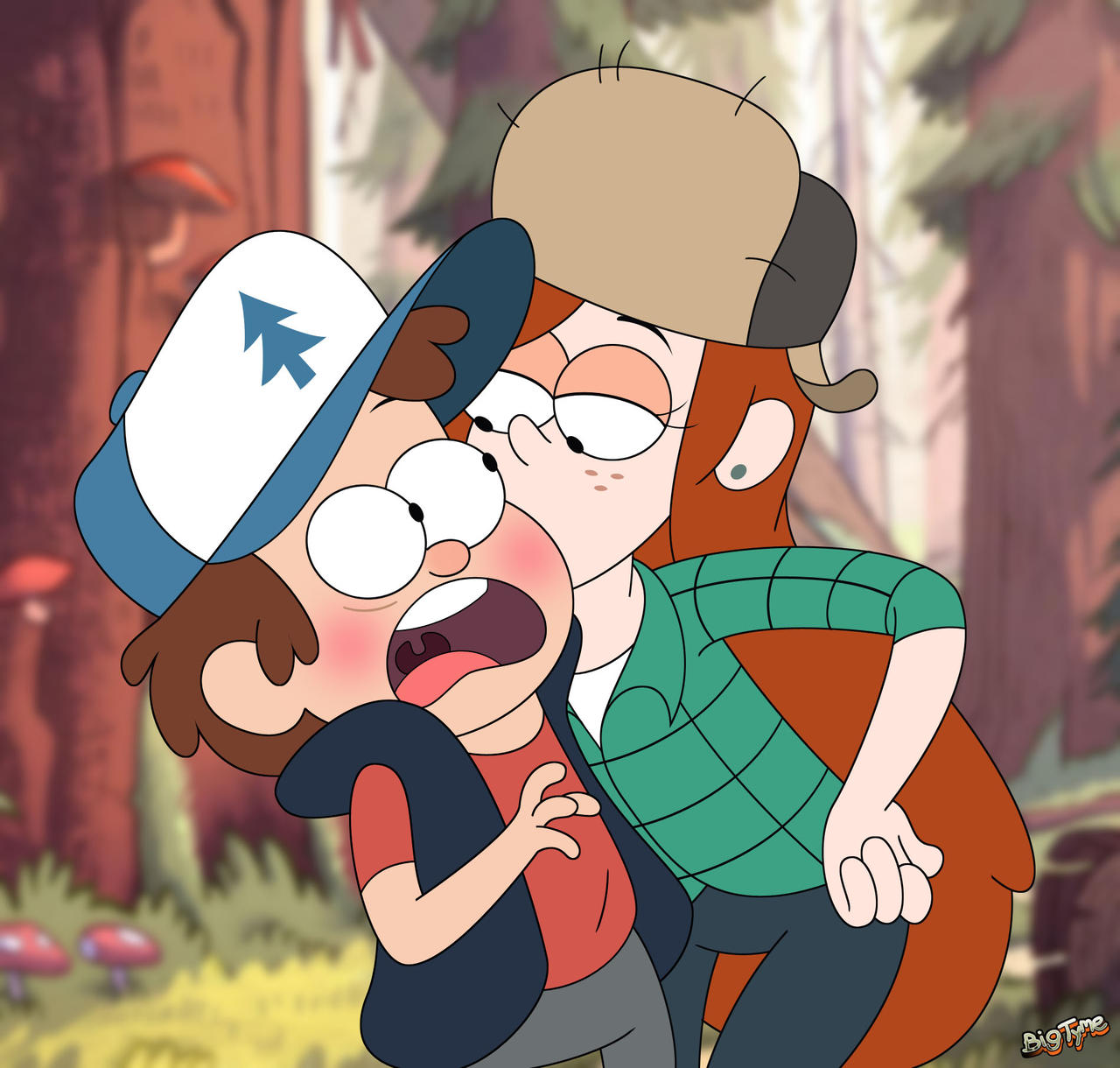 Wendy x Dipper page 8 full