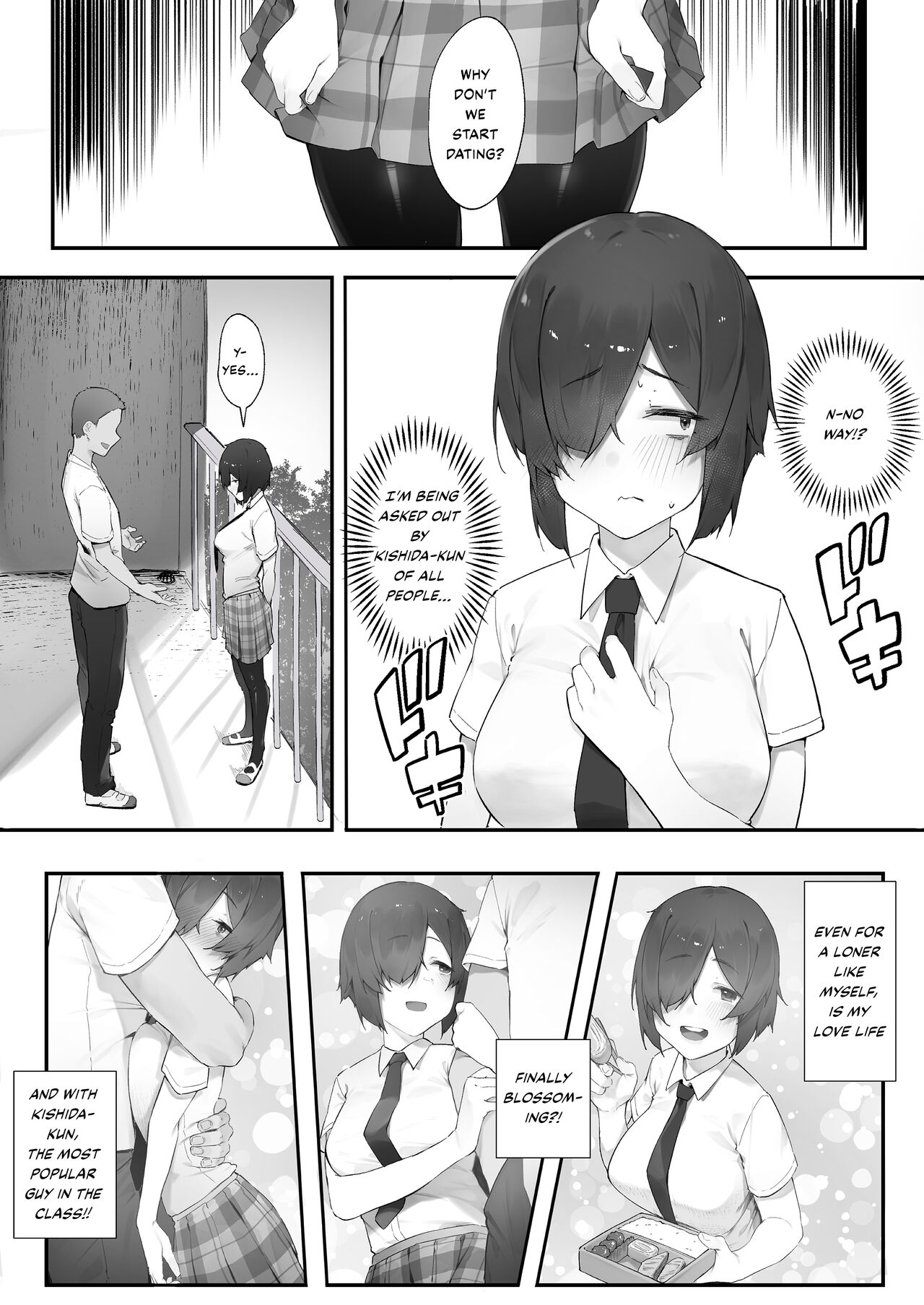 InCha no Atashi ni Haru ga Kita Zoku  | Love life as a loner finally blossoming!? / Part1 page 1 full