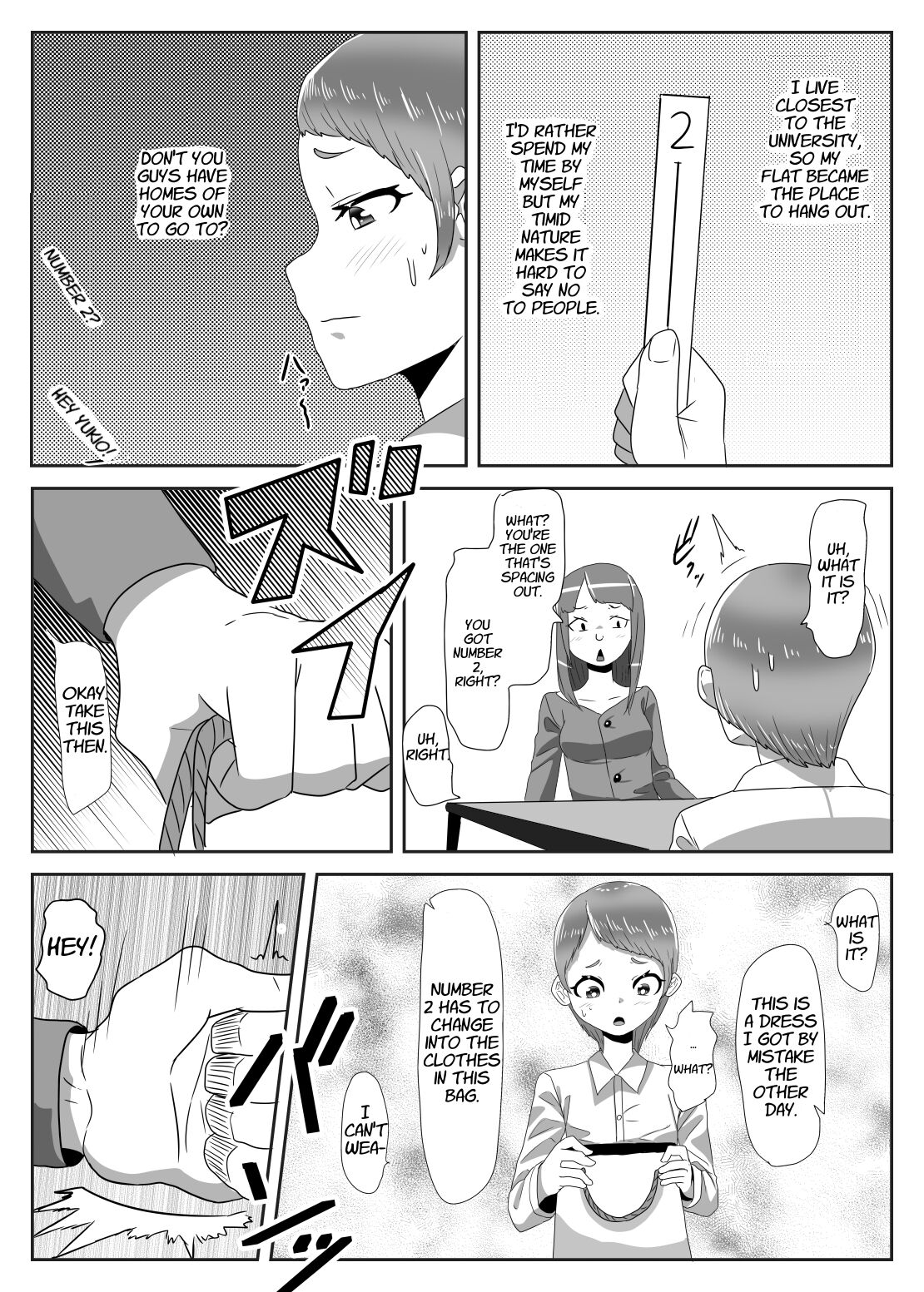 Batsu gēmu de josō sanpo sa se rarete itara ikemen futanari musume ni tasuke raremashita page 4 full