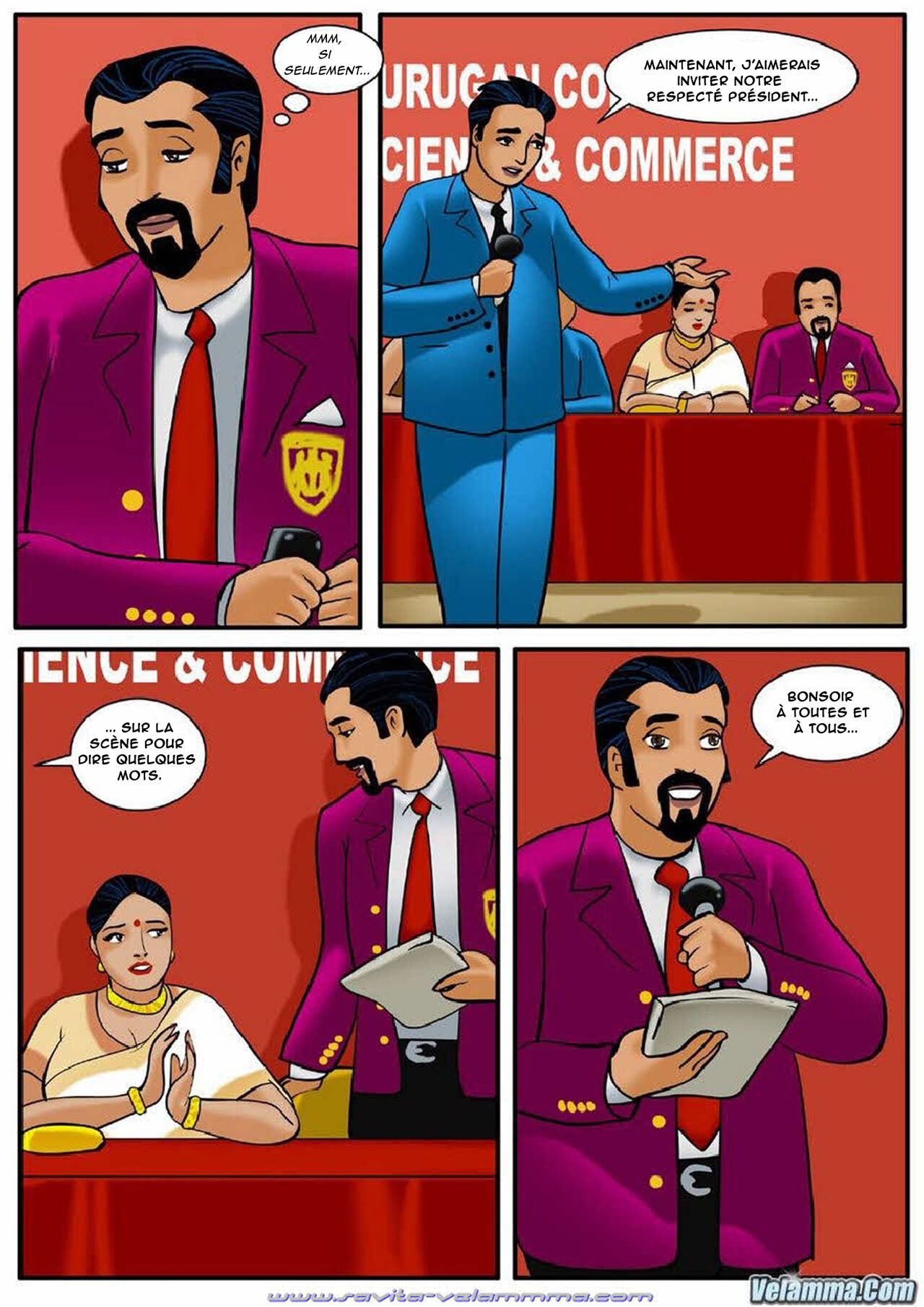 Velamma - 005 - L'invité d'honneur page 9 full