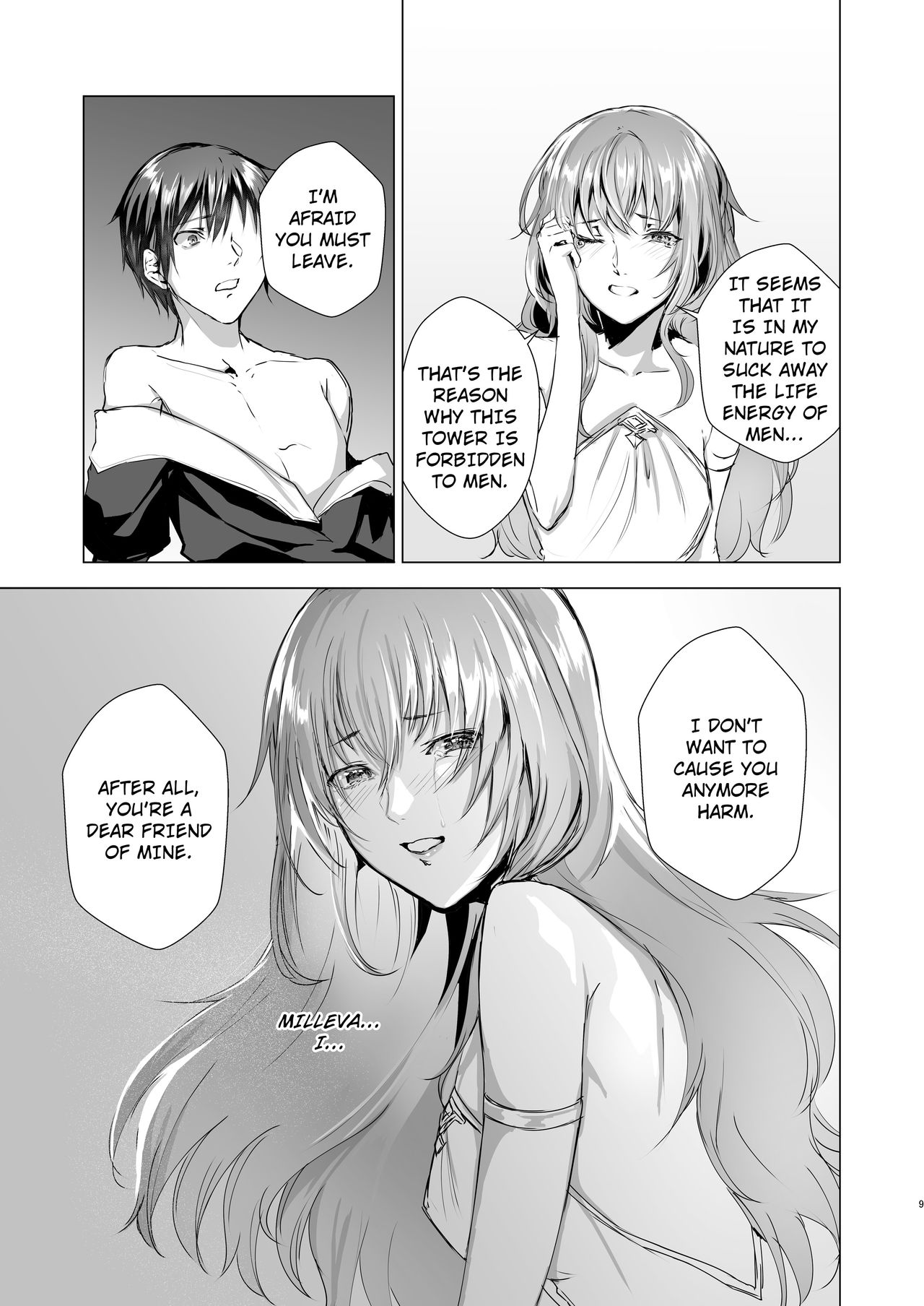 Gekkoutou no Yume - Nyotaika Douwa ~Danshi Kinsei no Tou~ page 9 full