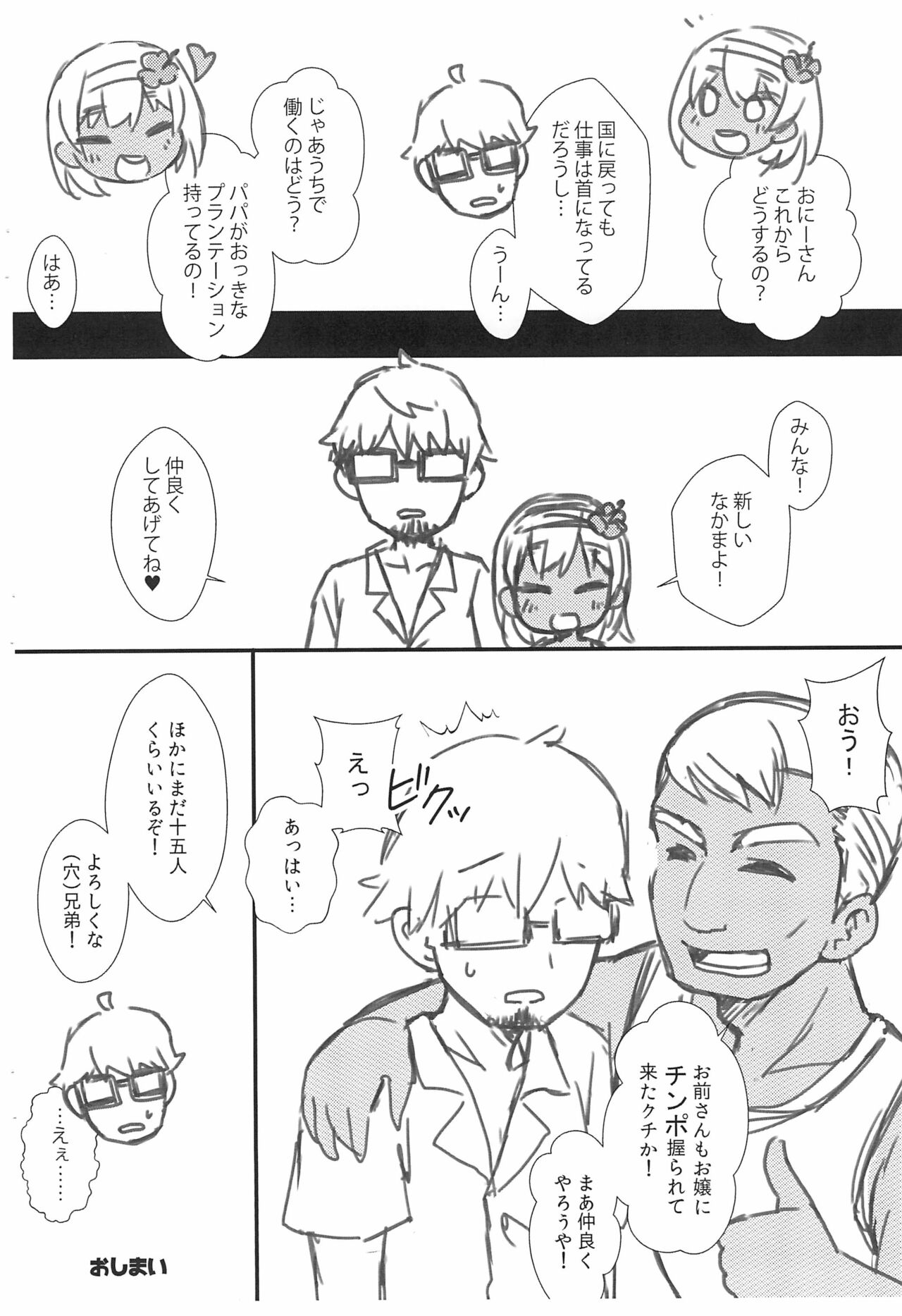 Ashita Asa Okitara Kaisha nante Ikanai de Minami no Kuni ni Ikitai page 12 full