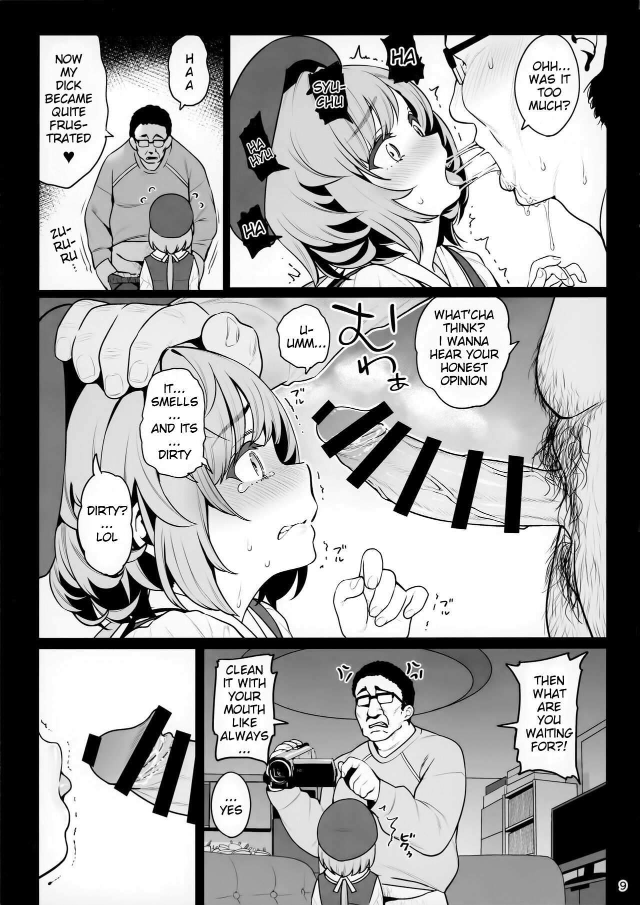 To my Neighbor, your Daughter has been too cute, admirable, and smart to boot, she's fitting as my Onahole so I did it - Mating Hypnosis page 10 full
