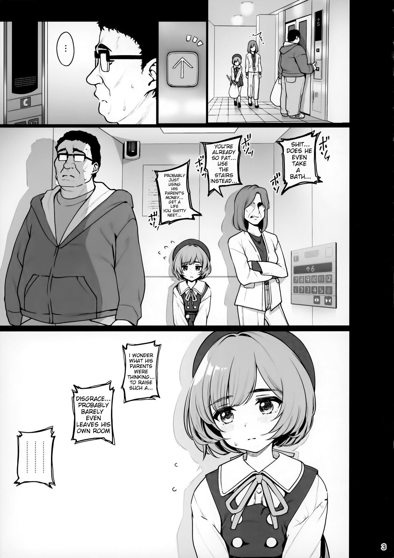 To my Neighbor, your Daughter has been too cute, admirable, and smart to boot, she's fitting as my Onahole so I did it - Mating Hypnosis page 4 full