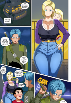 Android 18 and Trunks