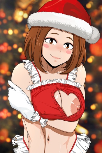 [Krabby] Ochako Uraraka Christmas Scene (My Hero Academia) cover