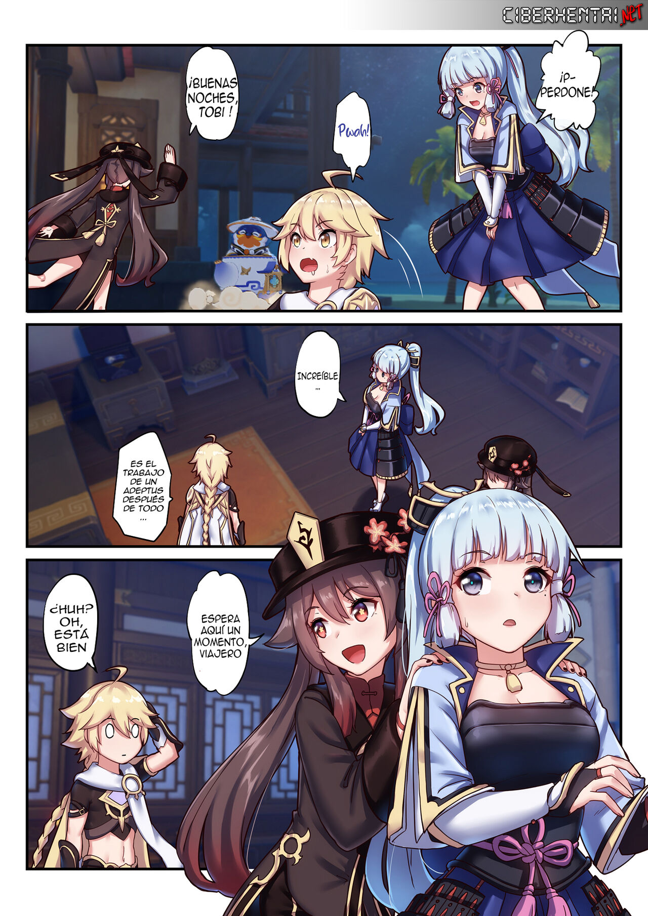 The Traveler's Wives Hu tao & Kamisato Ayaka page 1 full