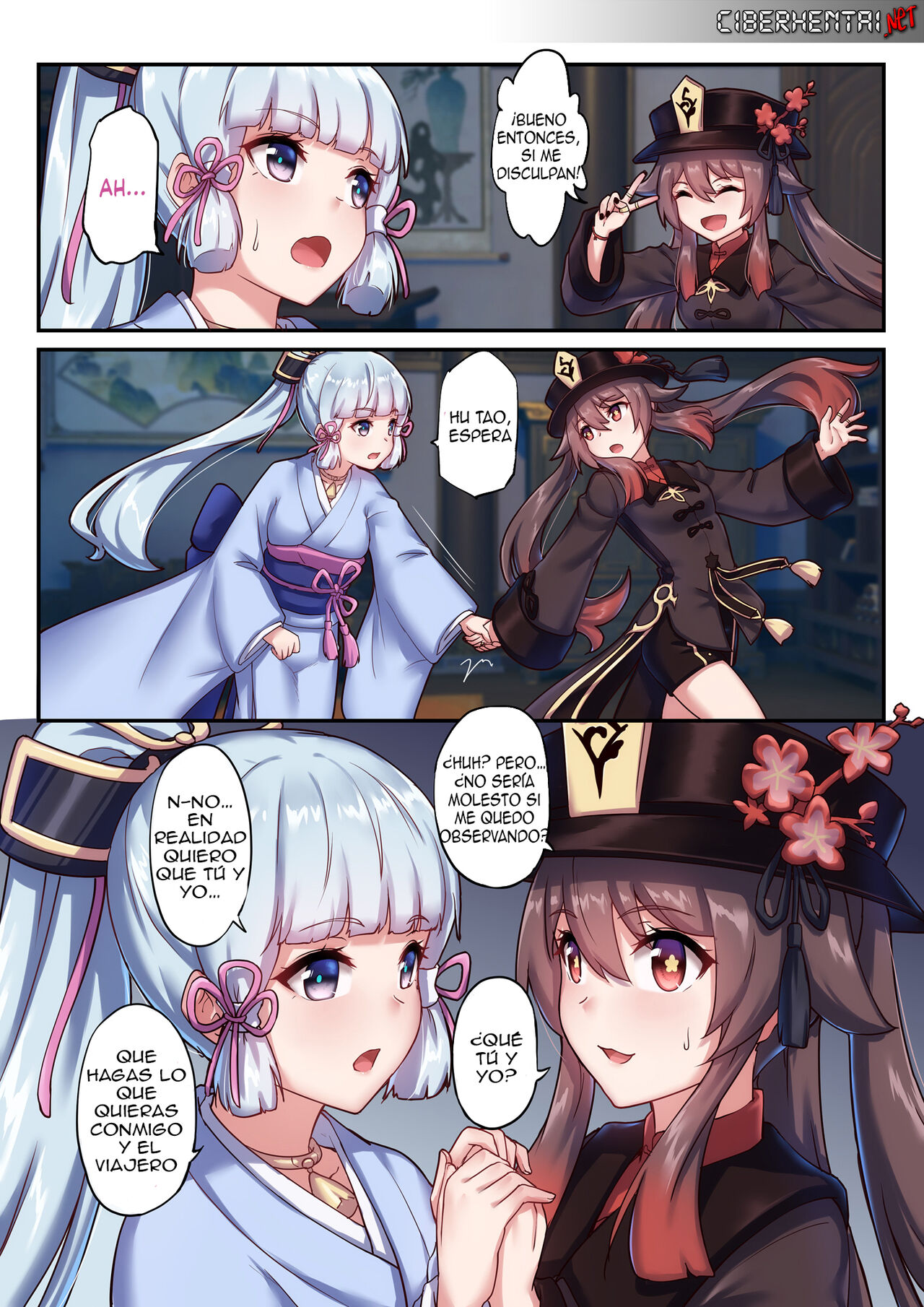 The Traveler's Wives Hu tao & Kamisato Ayaka page 3 full