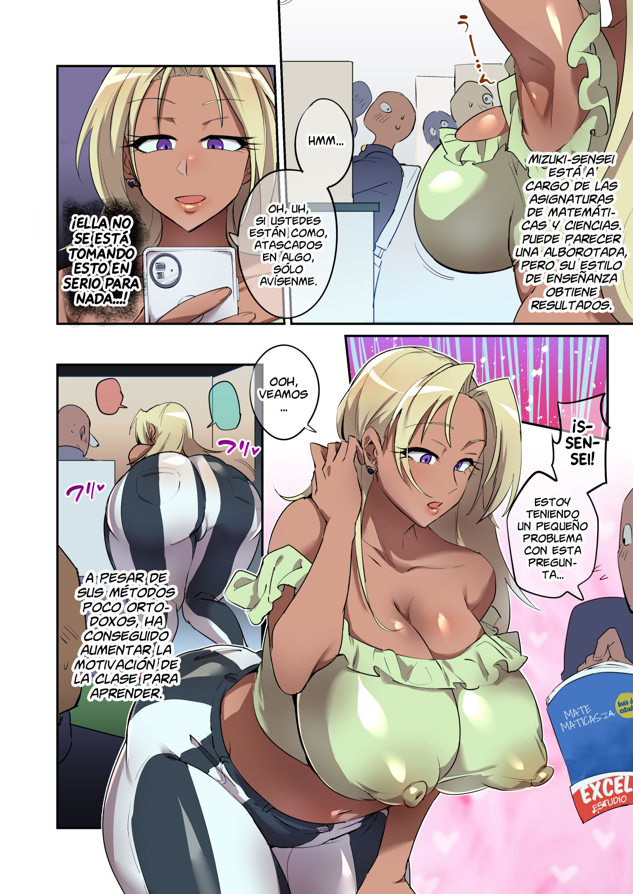 Seken o Nameta Dekashiri Kuro Gal Jukukou ni Seigi no Tettsui | El Martillo de la Justicia cae sobre la Profesora Gyaru Culona que Tomó a todos por Idiotas page 3 full