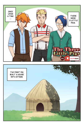 [RudySaki] The Three Little Pigs cover
