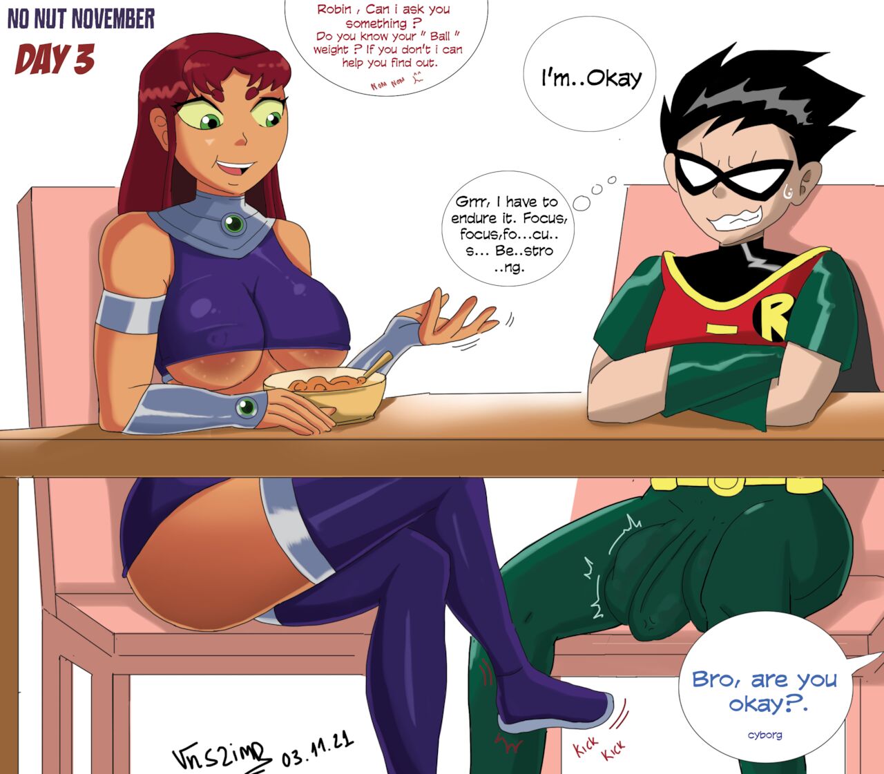 Teen Titan - No Nut November page 3 full