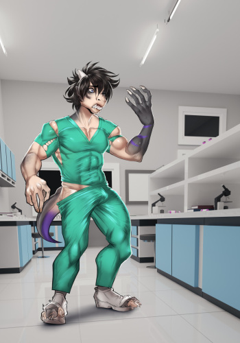 (Tero-The-Shark) Accident in the Lab cover