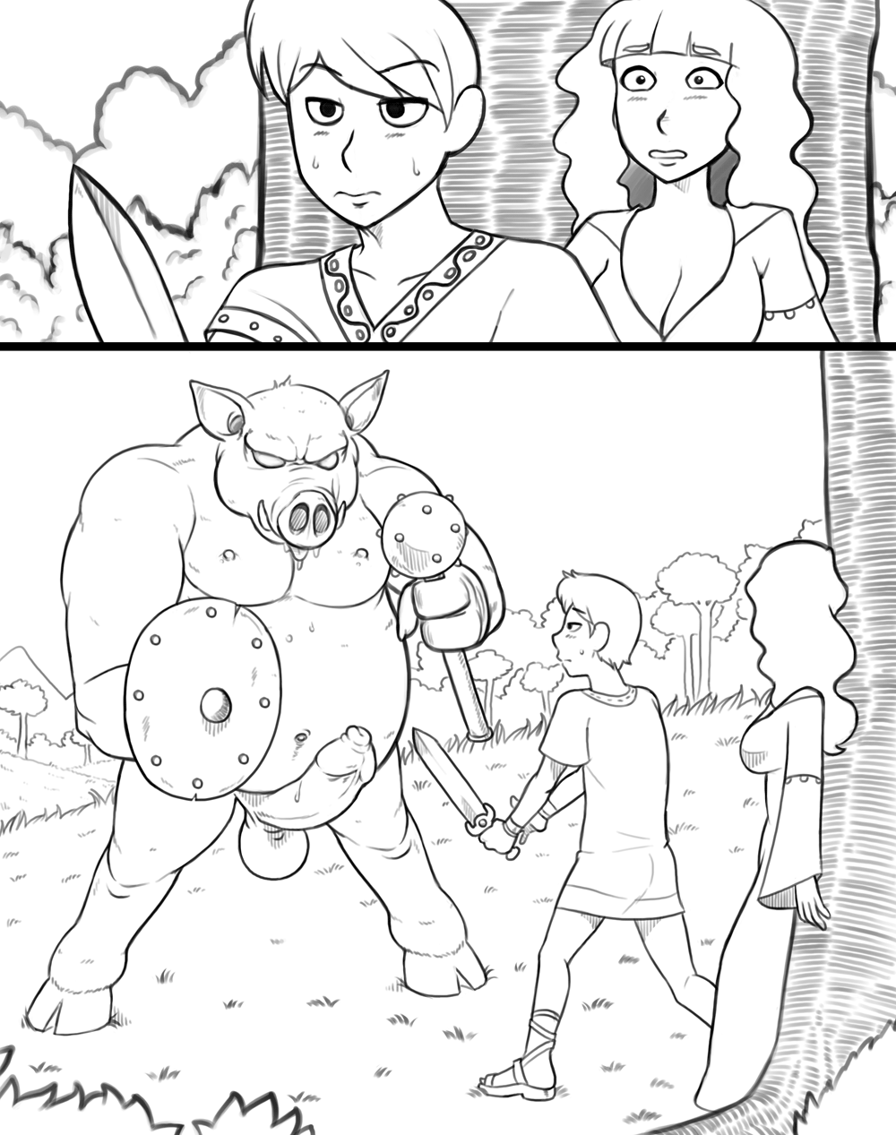 Pig CYOA page 1 full