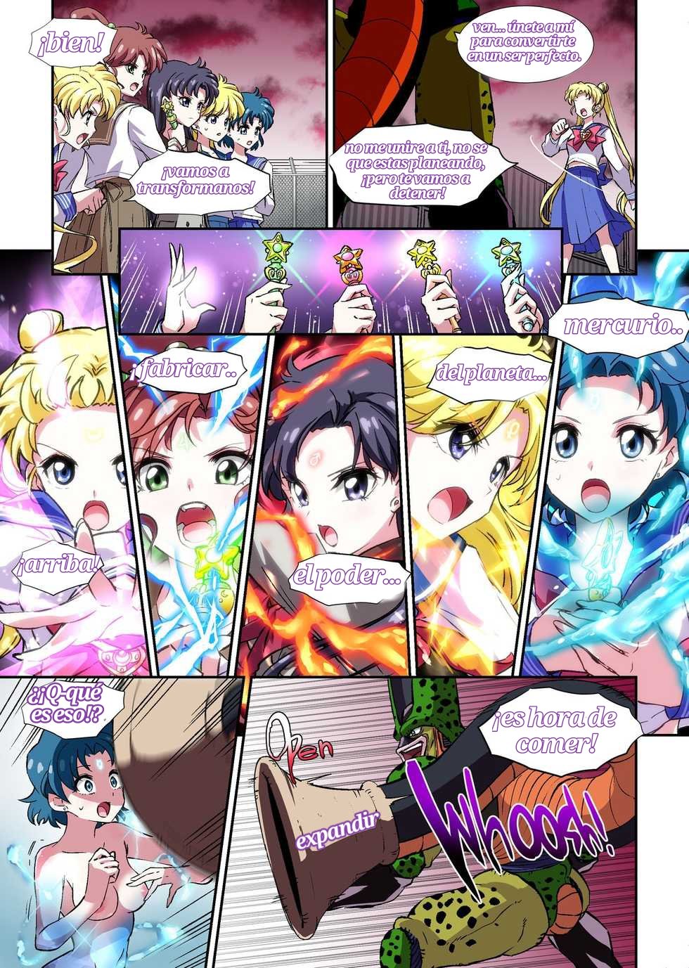 Cell no Esa Ext. Sangetsuhen | Cell's Perfect Meal: Sailor Moon V page 2 full