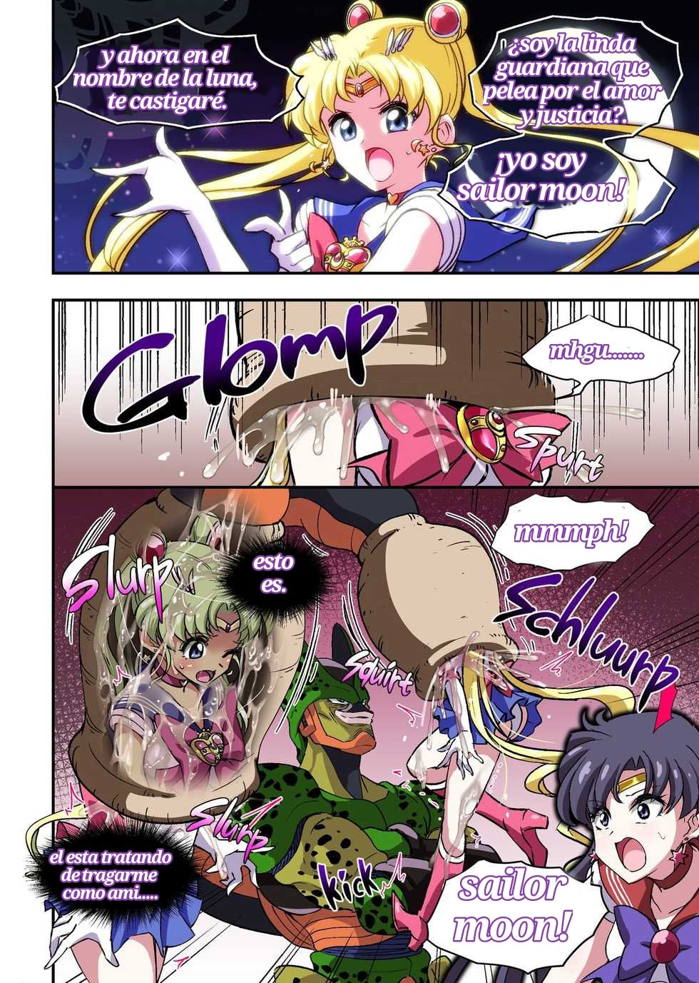 Cell no Esa Ext. Sangetsuhen | Cell's Perfect Meal: Sailor Moon V page 5 full