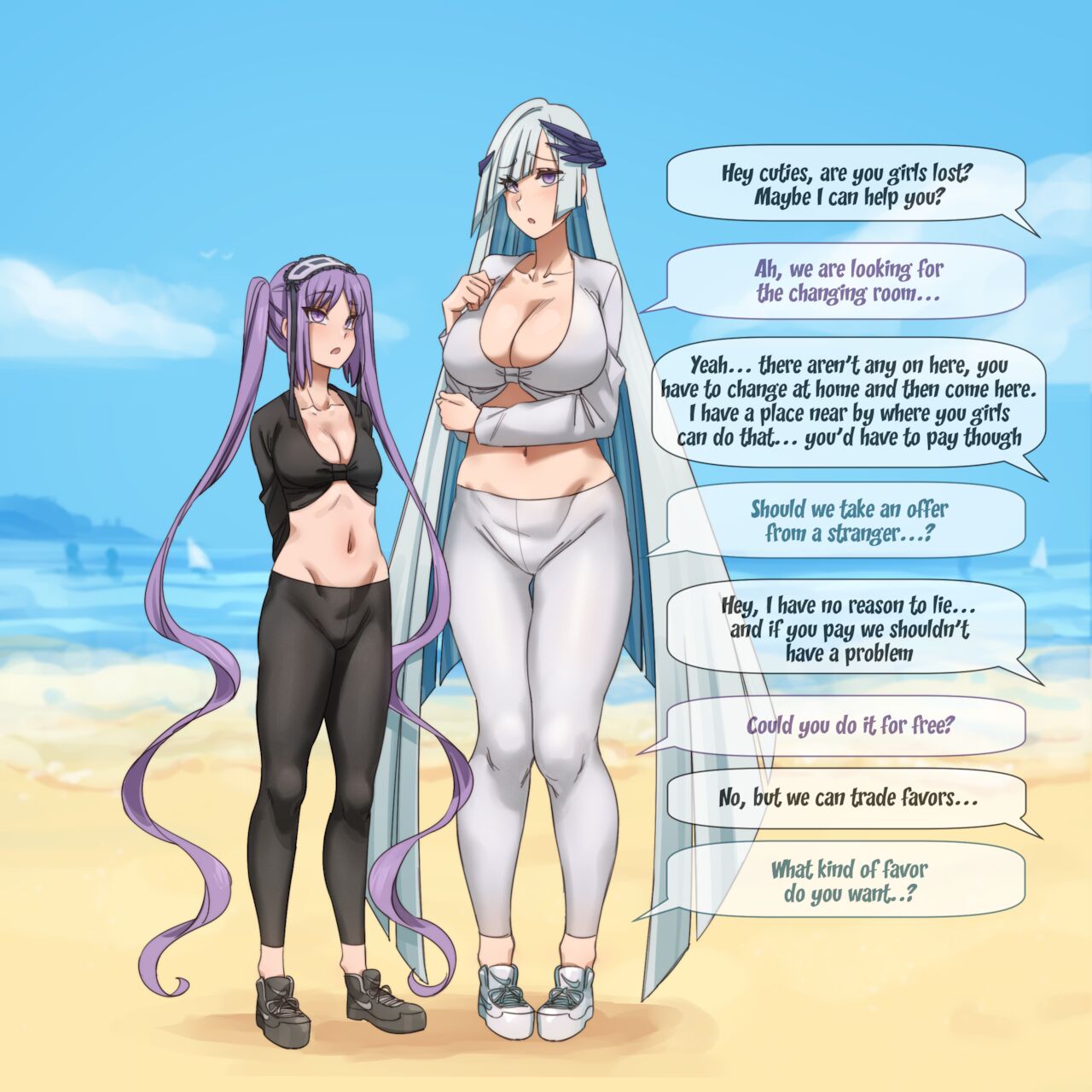 Stheno & Brynhildr commission page 2 full