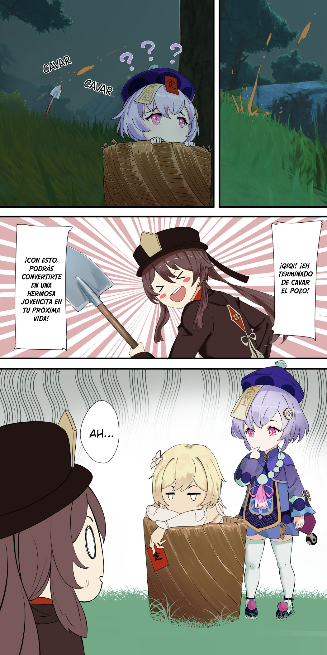 Genshin Impact - Hu Tao's Calvary page 1 full