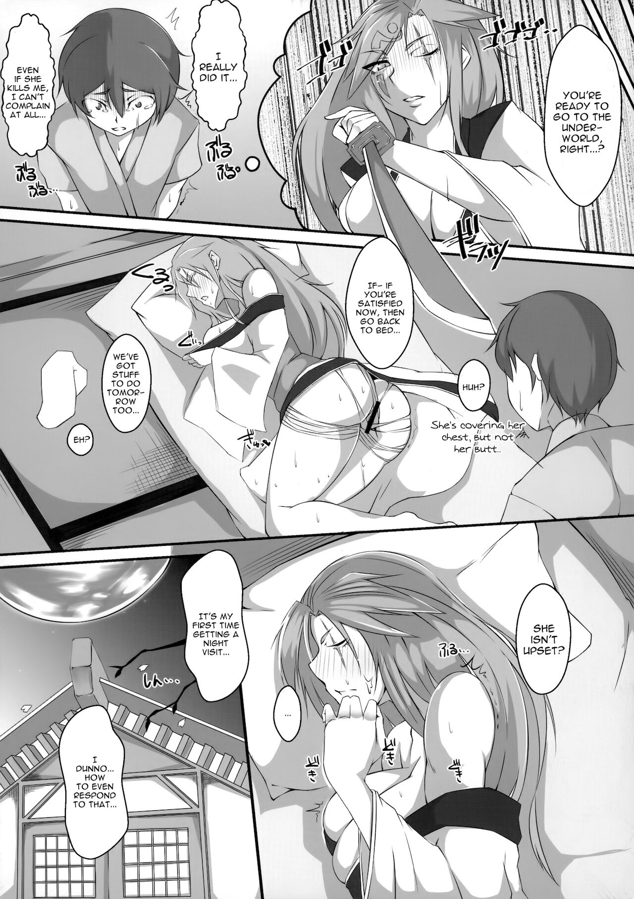 Baiken-san ga Shota ni Yarareru Hon | A Book About Baiken-san Getting Fucked By a Shota page 11 full