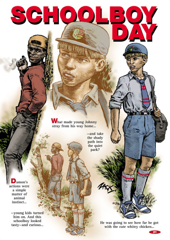 [Oliver Frey] Schoolboy Day cover