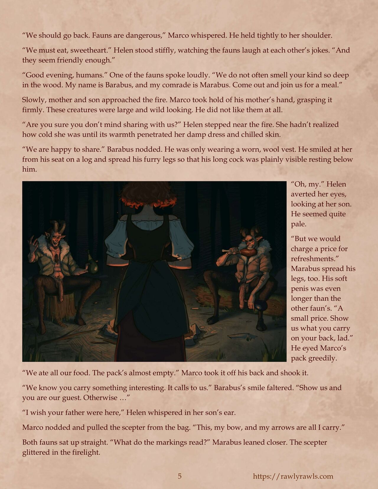 The Enchanted Scepter Chapter 1: Rawly Rawls Fiction page 5 full