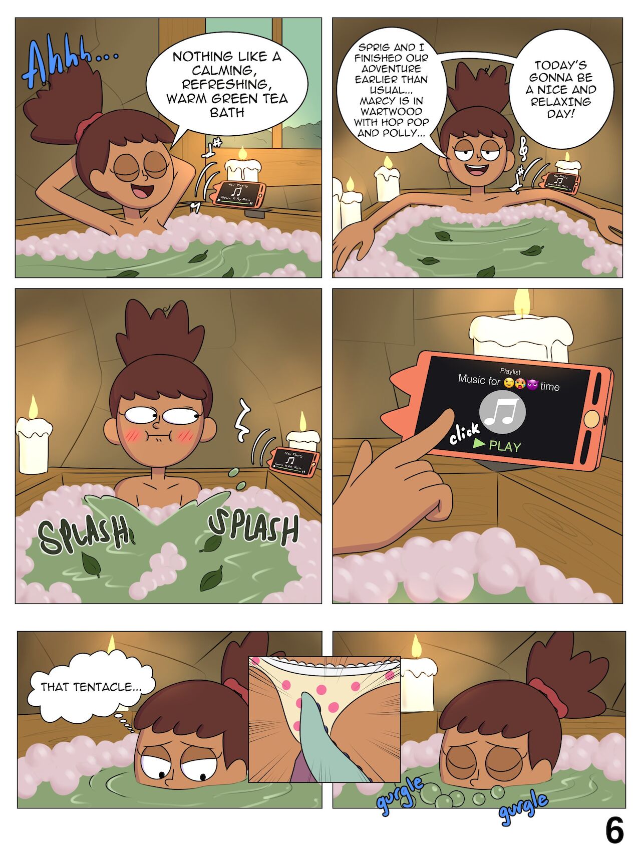 Oh My Frog! WIP page 8 full