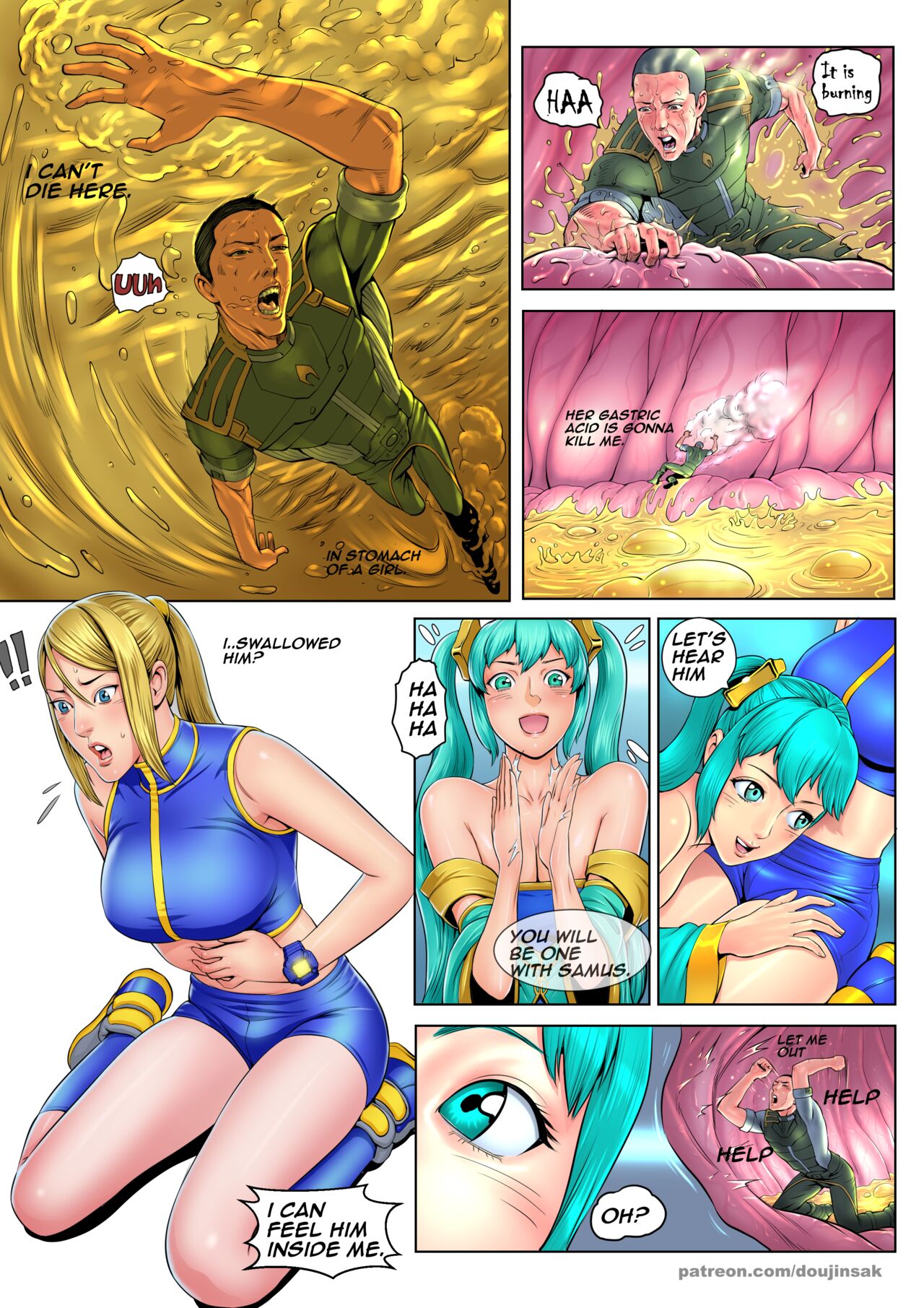 Fun with Samus and Sona page 9 full