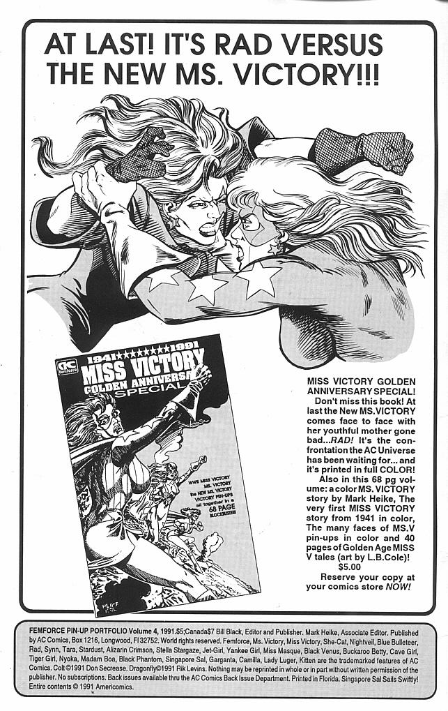 Femforce Pin-Up Portfolio 4 page 2 full