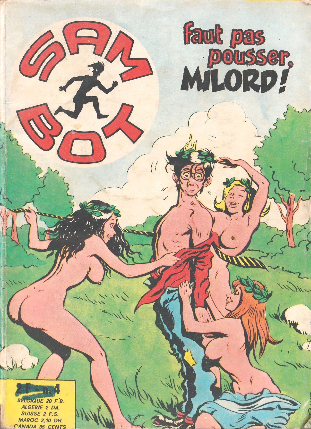 Sam Bot 004 - Faut pas pousser, Milord ! page 1 full