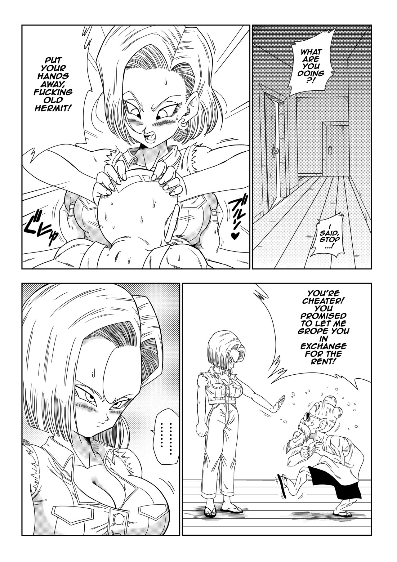 Android 18 vs Master Roshi page 5 full