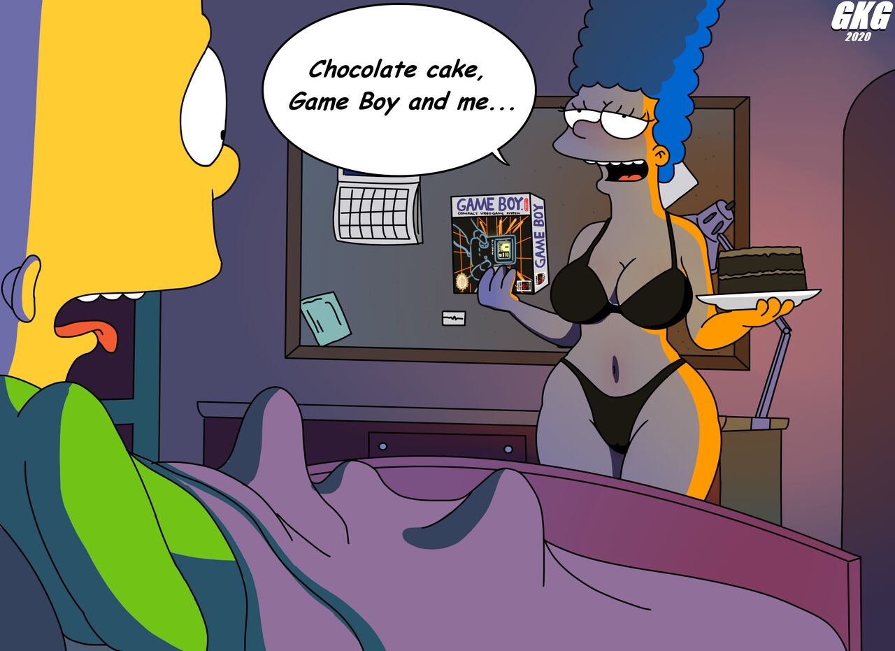 Chocolate cake, GameBoy and Marge page 7 full