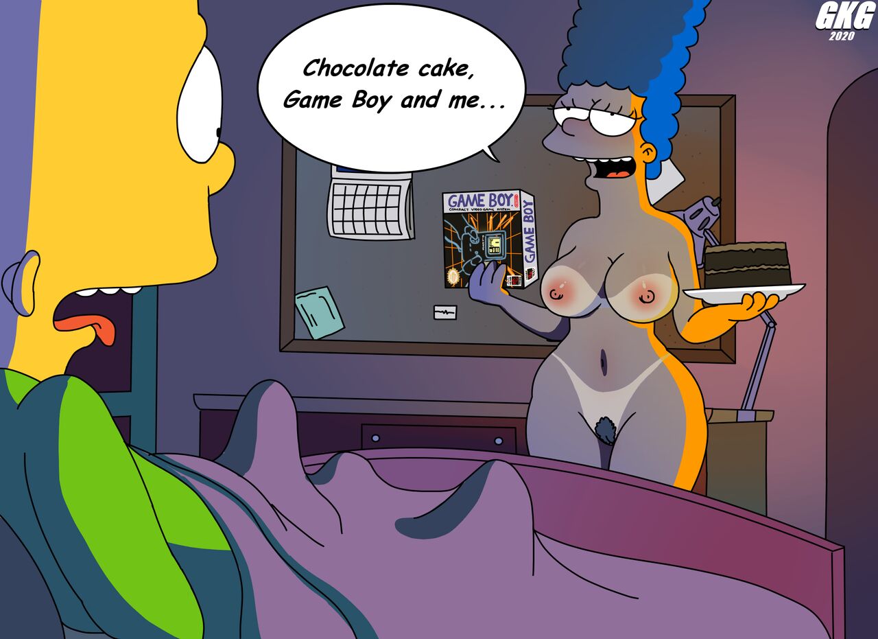 Chocolate cake, GameBoy and Marge page 8 full