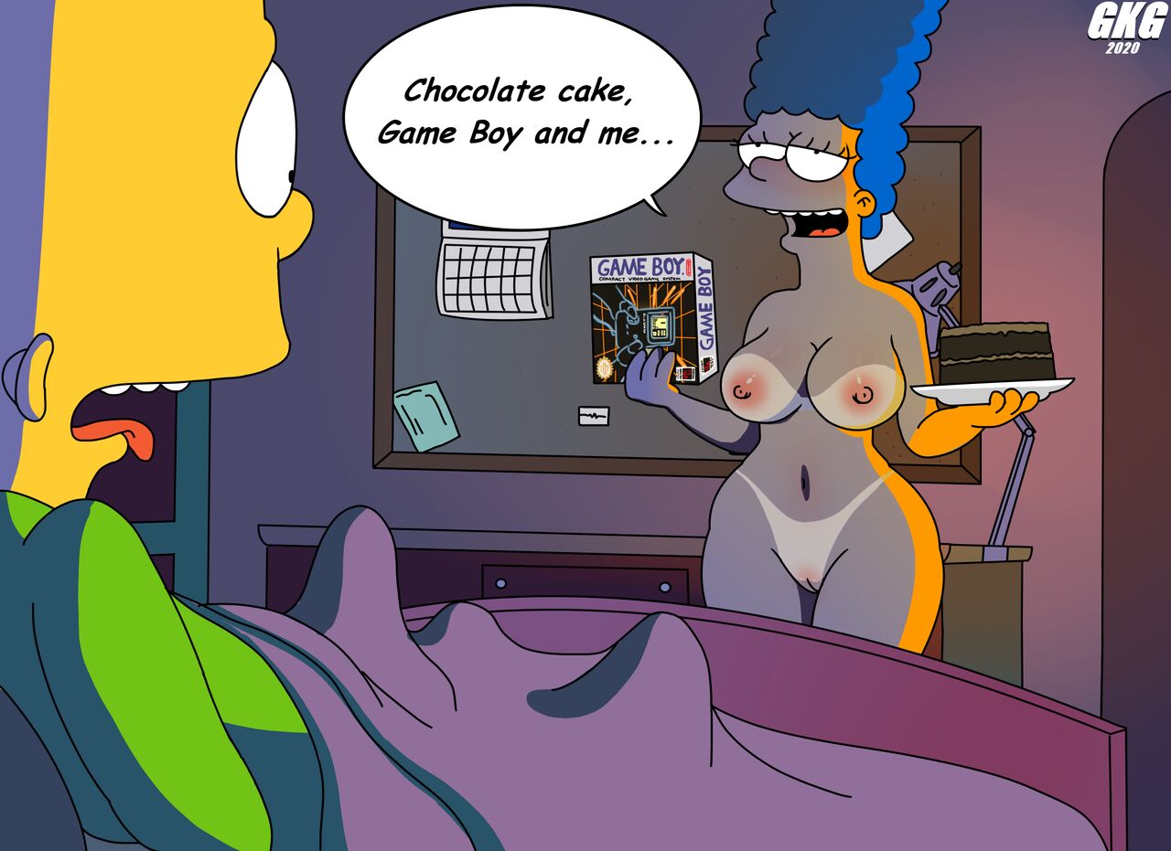 Chocolate cake, GameBoy and Marge page 9 full