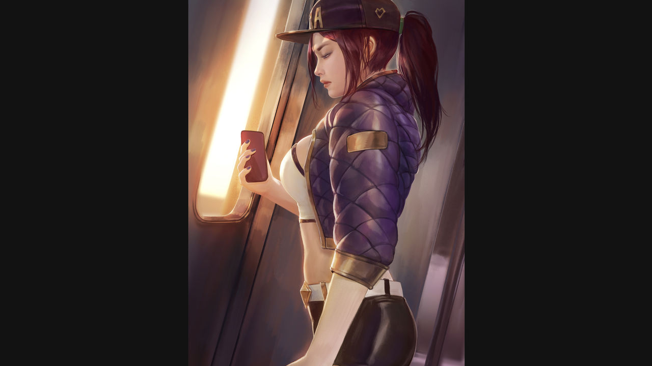 In the subway - KDA Akali page 12 full