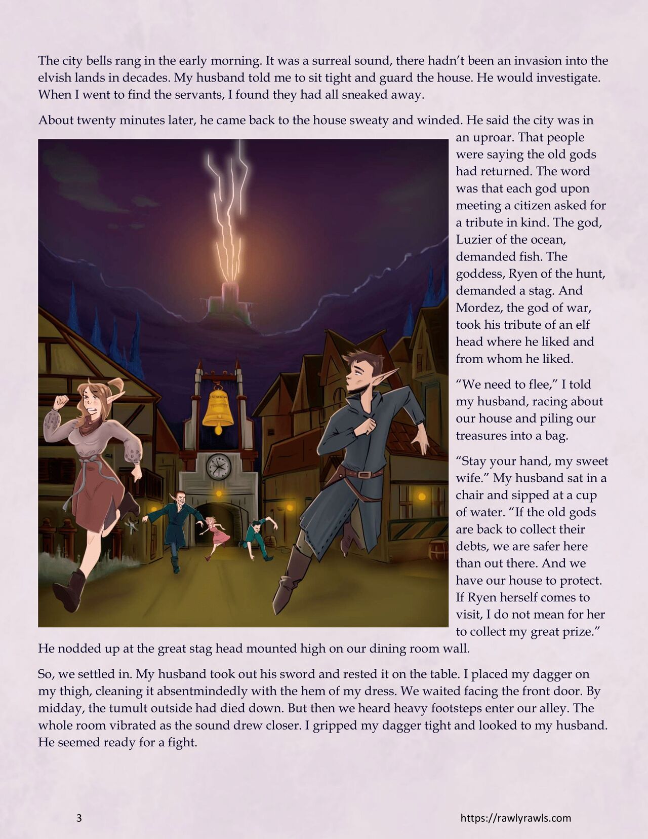 A Goddess Collects Her Debt: Rawly Rawls Fiction page 3 full