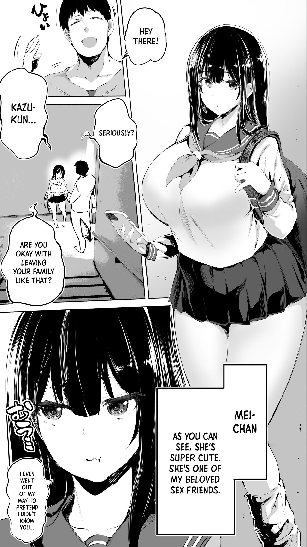 Jimoto no Hame Tomo. "Joshikousei M" | My Hometown Sex Friend. "High School Girl M" page 11 full