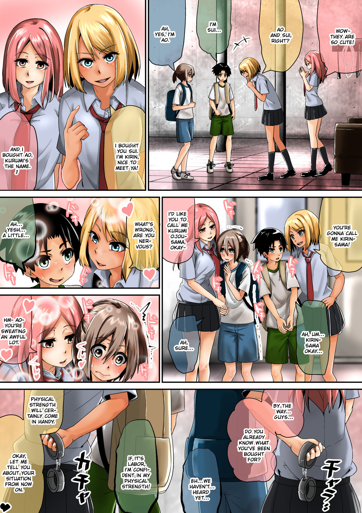 Joshikousei ga Danshi o Seidorei to shite Kau | Schoolgirls Buy Boys As Sex Slaves page 7 full