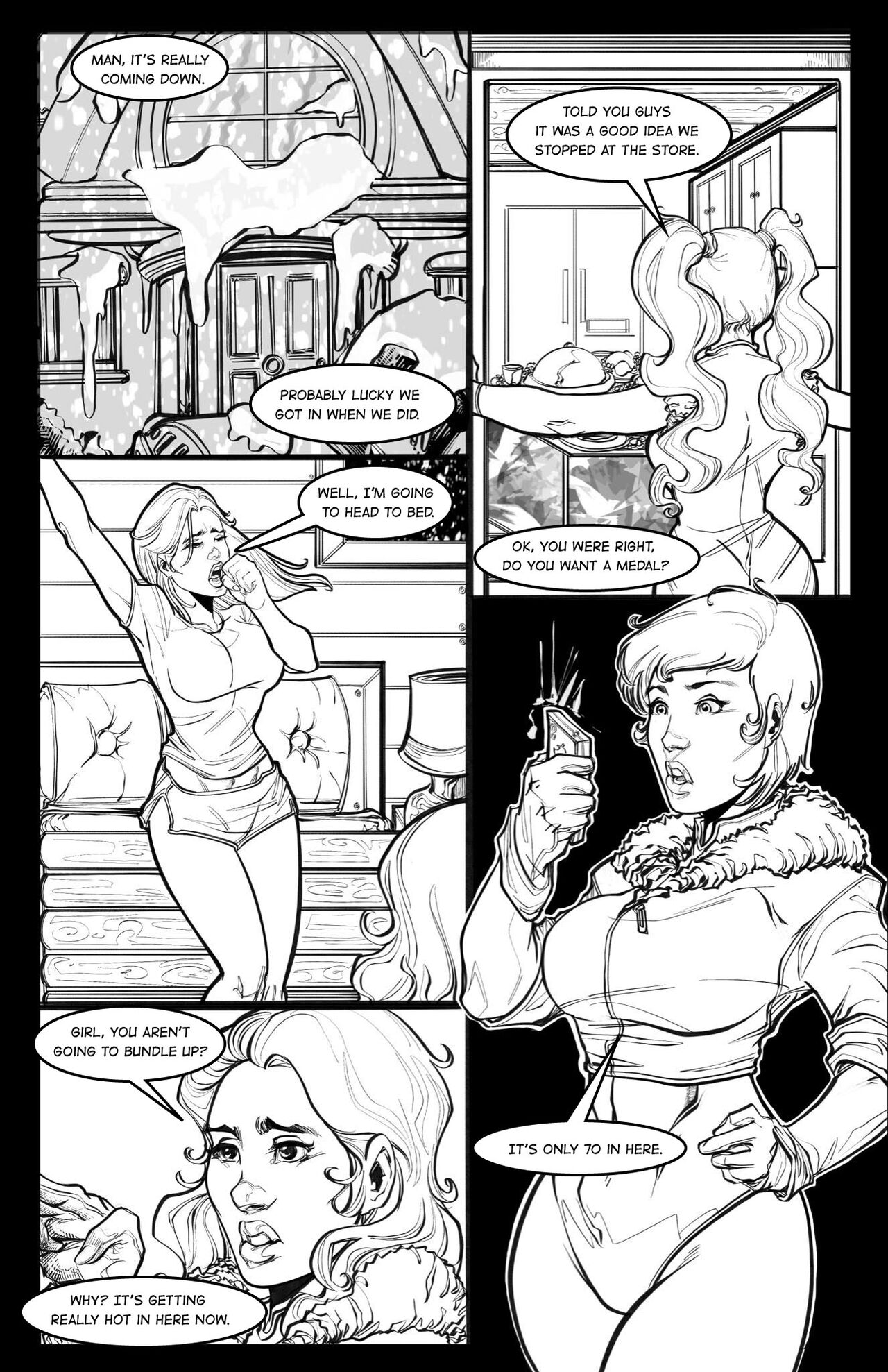 Cabin in the Morning Woods page 10 full