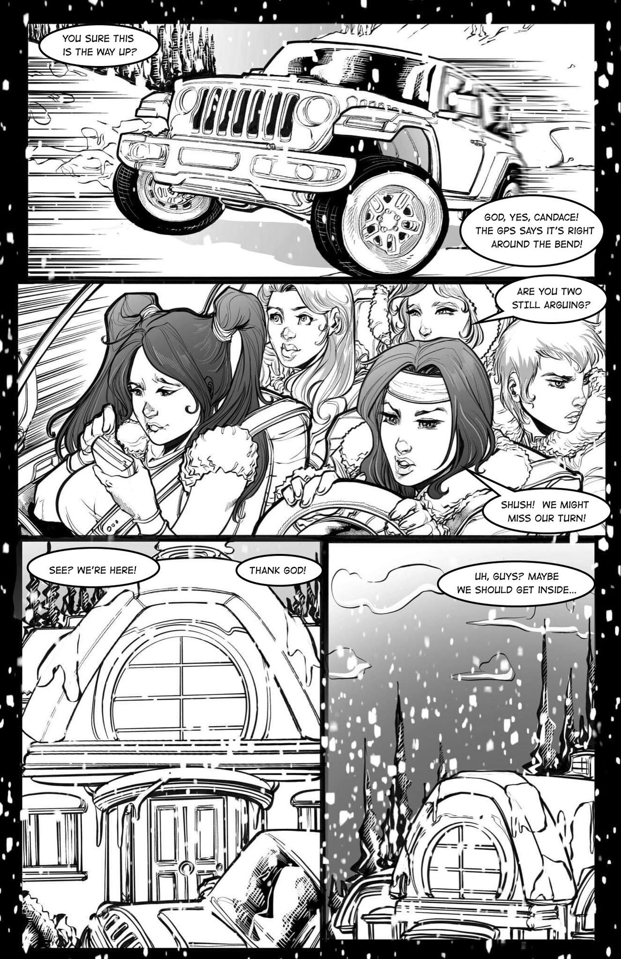 Cabin in the Morning Woods page 7 full