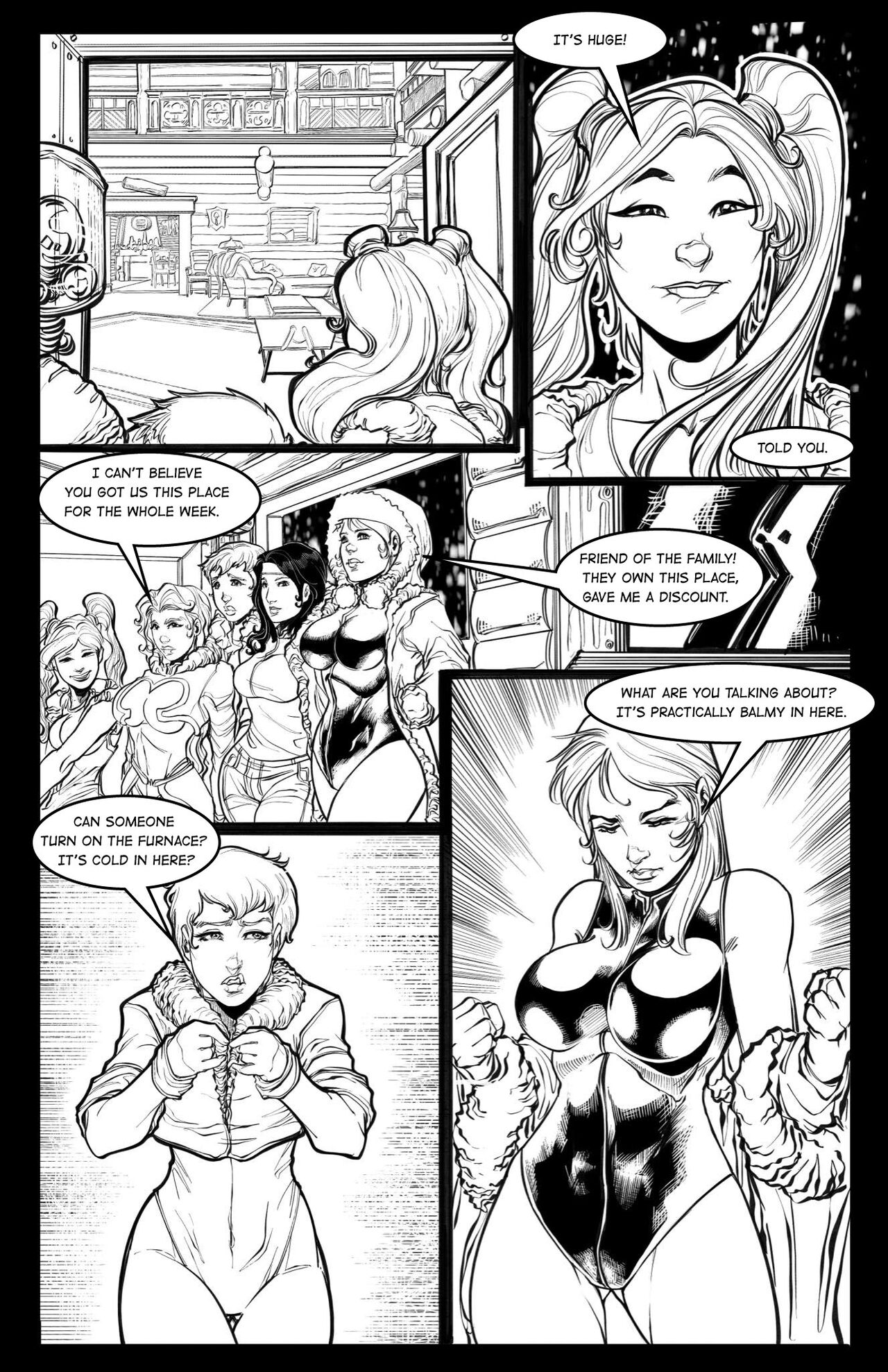 Cabin in the Morning Woods page 8 full