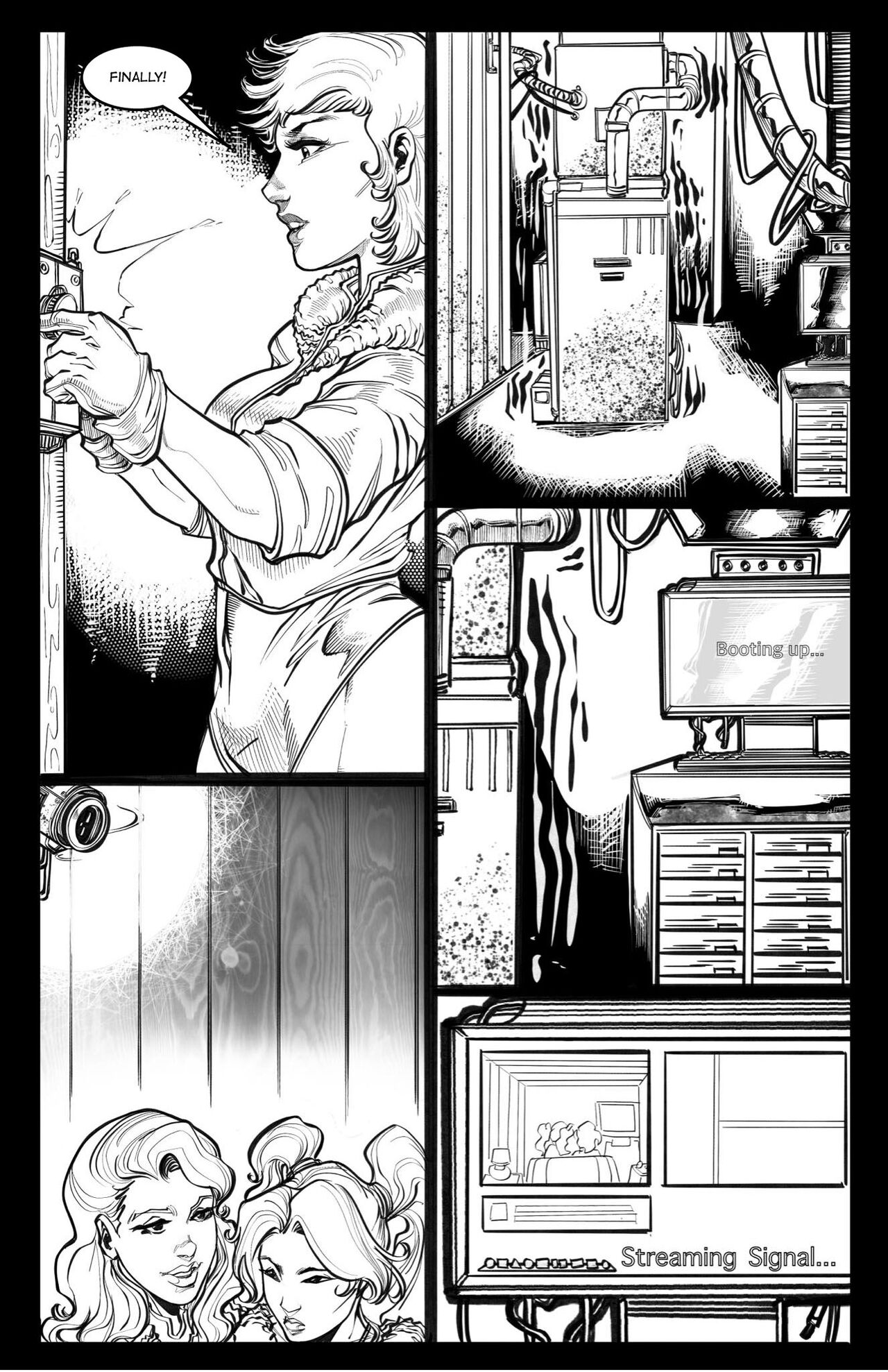 Cabin in the Morning Woods page 9 full
