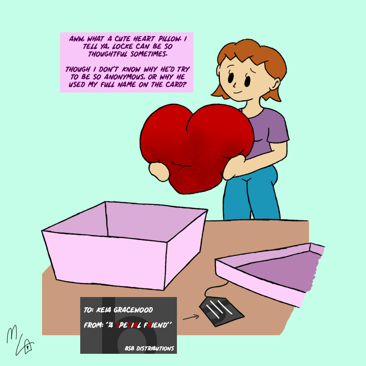 "Little Red Hearts" page 2 full