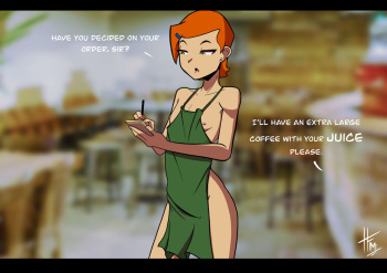 [TreatArtStudios (HFM)] Gwen Coffee (Ben 10) cover
