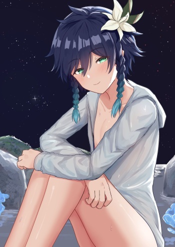 [Takama] Hamabe de Tsuzuru Uta | Writing Poetry on the Beach (Genshin Impact) [English] cover